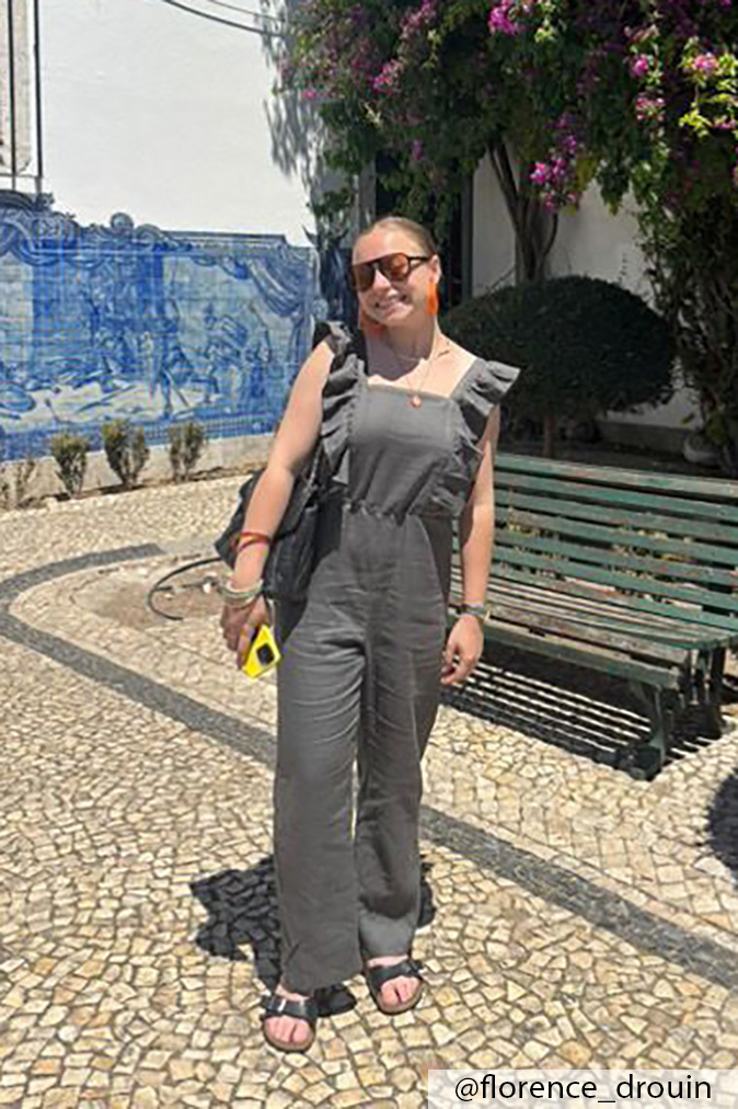 Réalisation du patron de couture gratuit de la combinaison caroline de Cha' coud