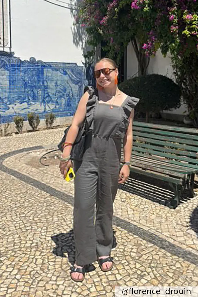 Réalisation du patron de couture gratuit de la combinaison caroline de Cha' coud