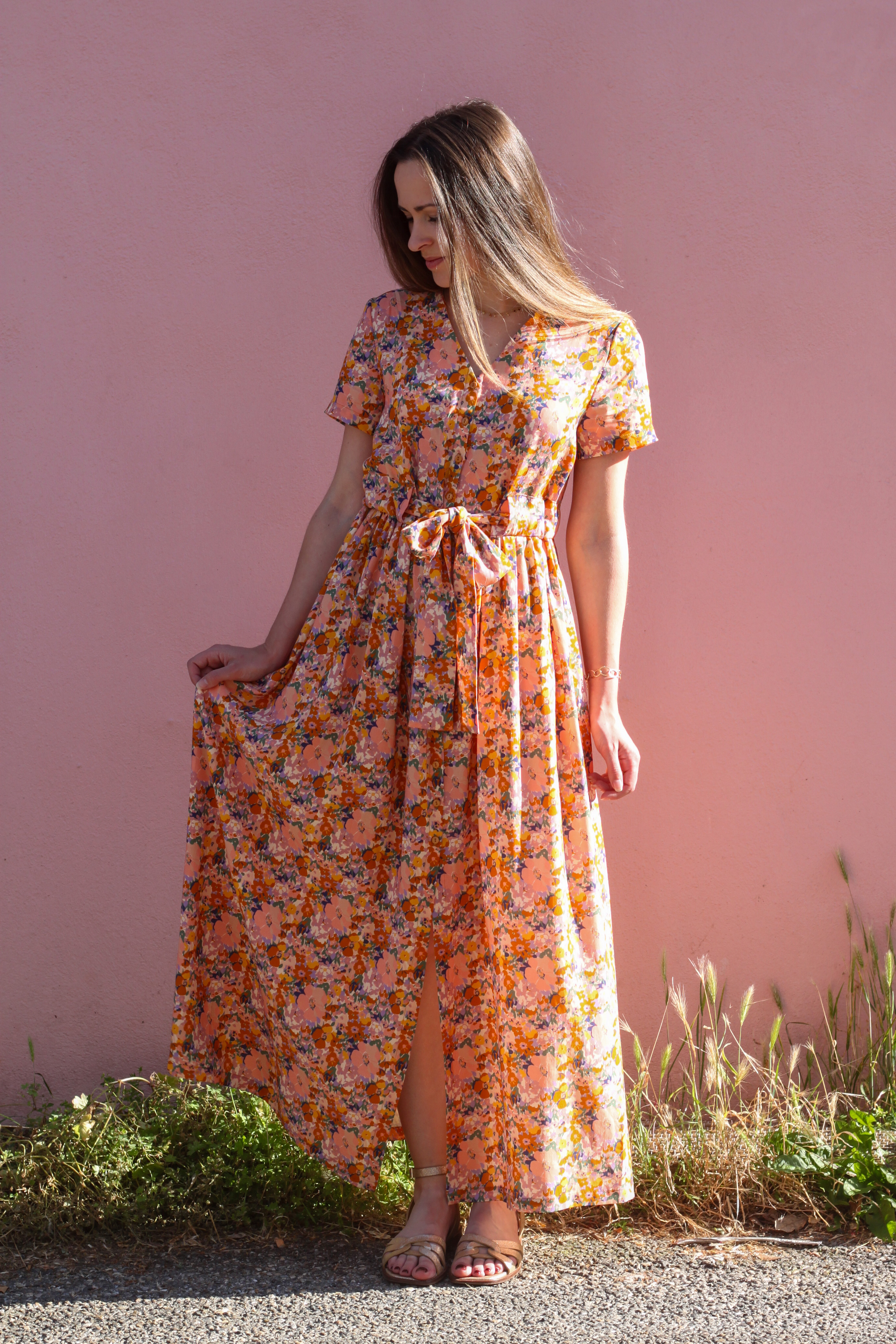 Réalisation du patron de couture de la robe Katy de Cha' coud