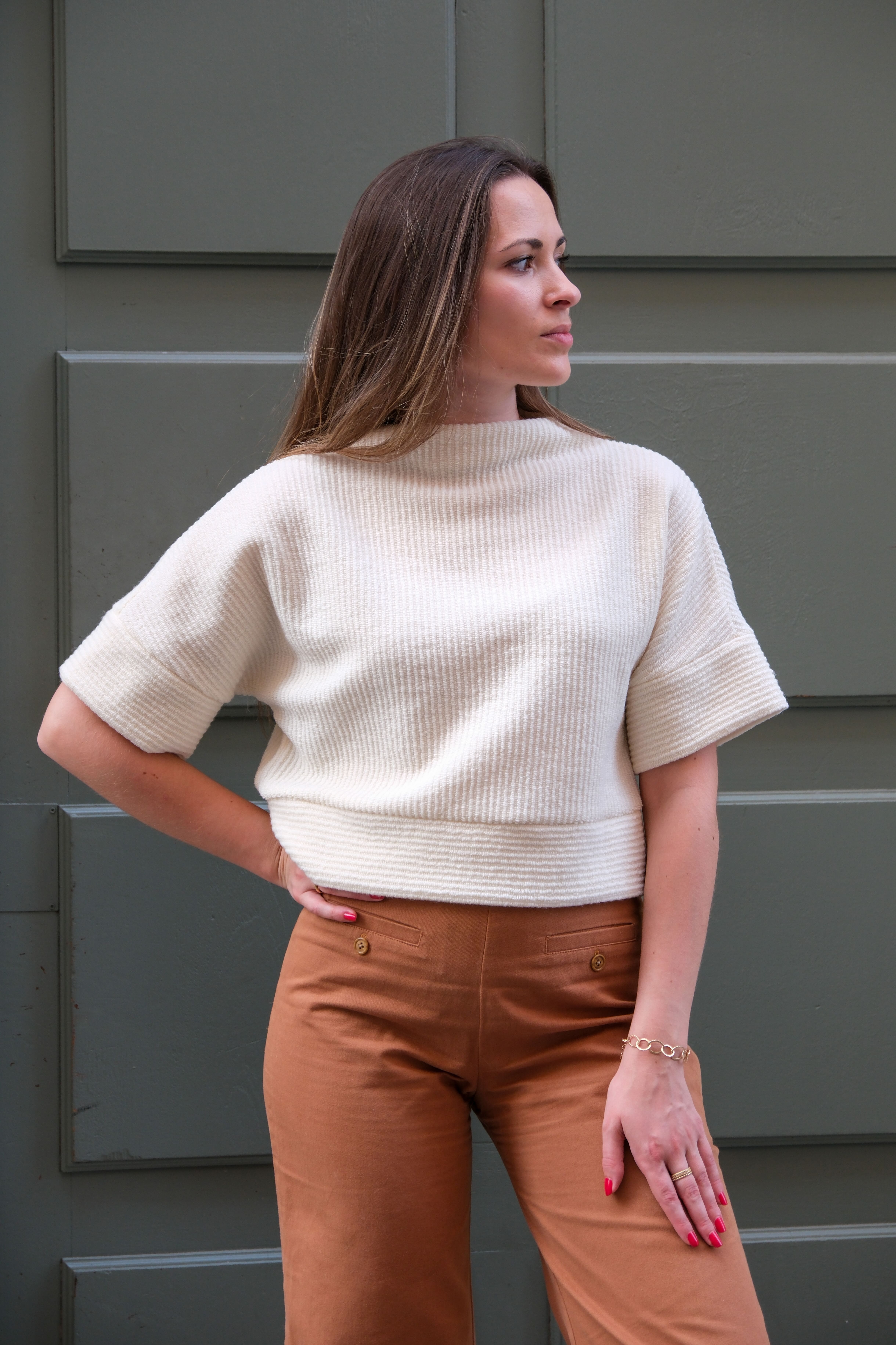Réalisation du patron de couture du pull Inès