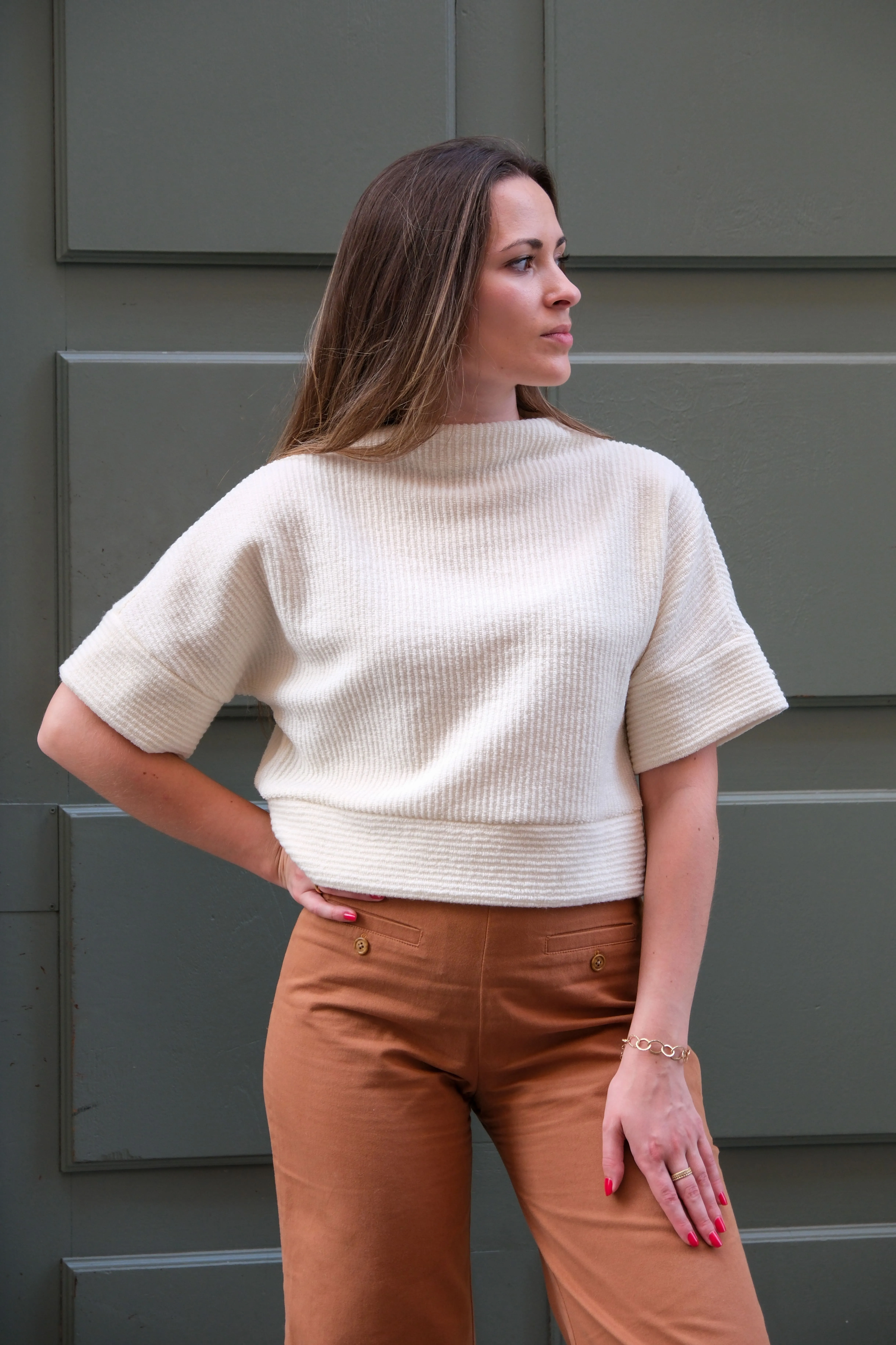 Réalisation du patron de couture du pull Inès