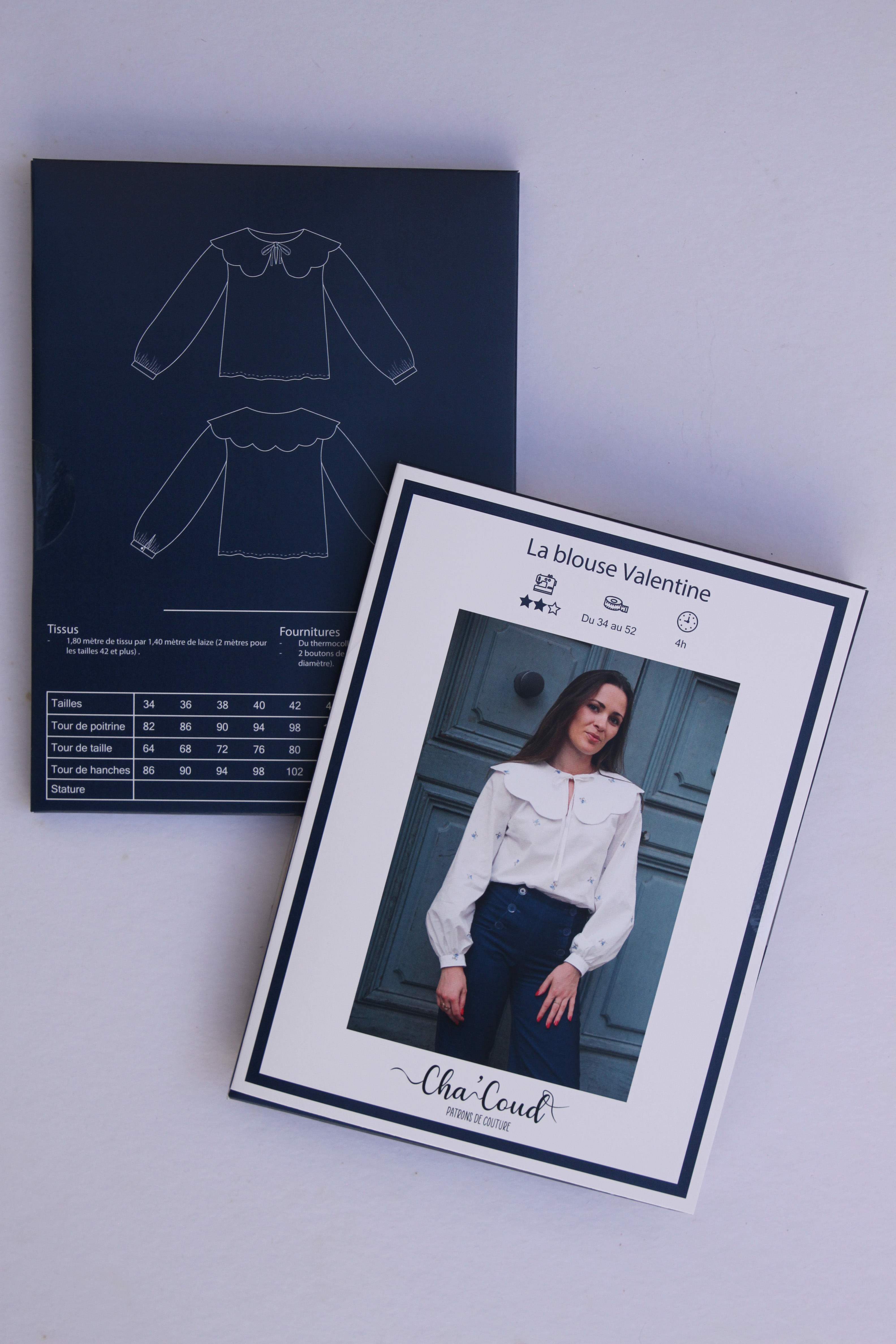 La blouse Valentine - Pochette