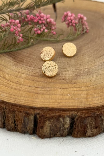 La mercerie Cha' coud, bouton doré 10mm